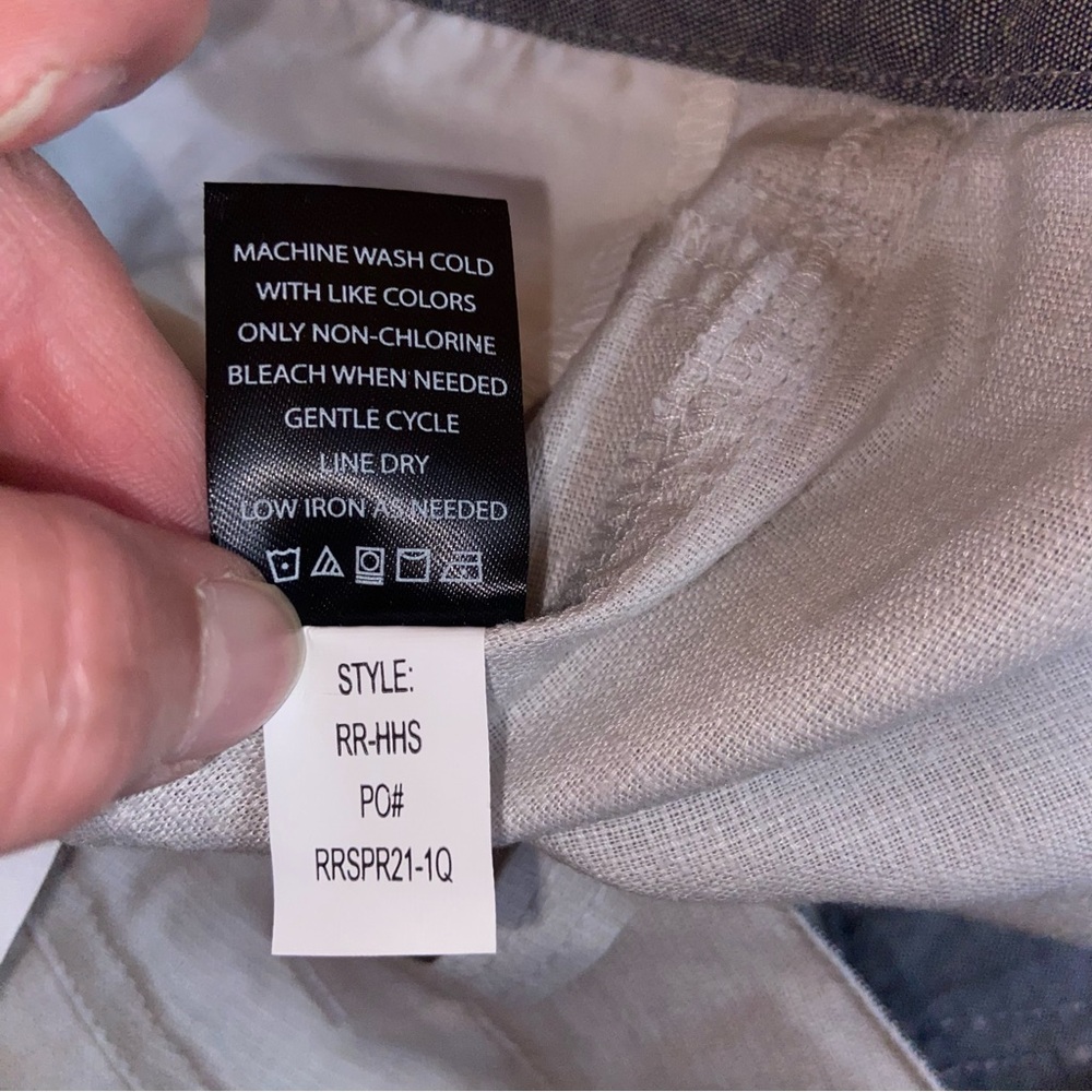 Railriders LOA Shorts Mens Size 34 Hemp Ripstop Surfside Pockets Casual Preppy - Picture 12 of 12